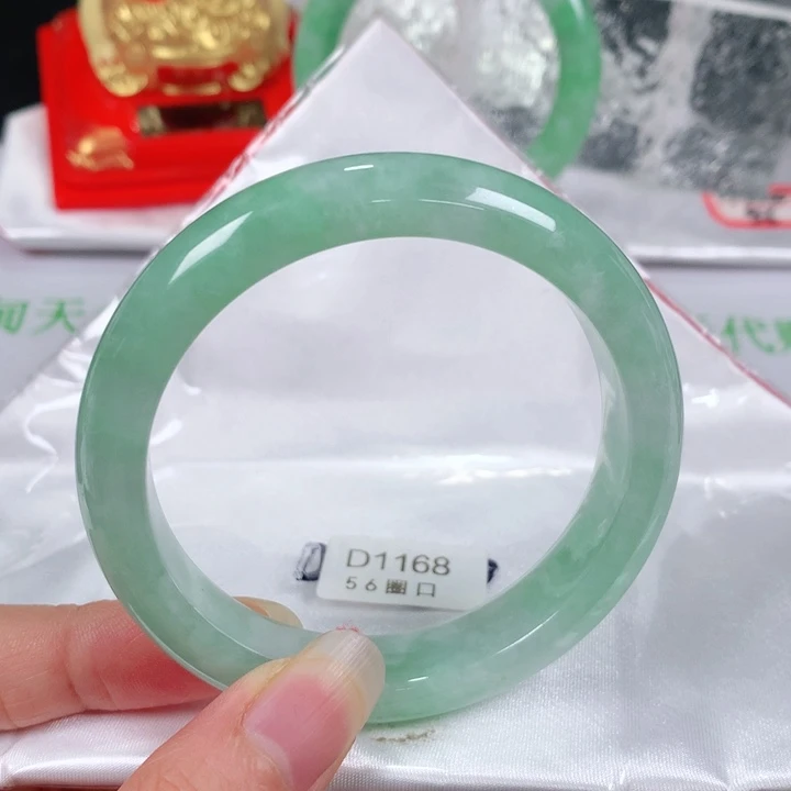 未镶嵌手镯翡翠  编号D1168 正圈56