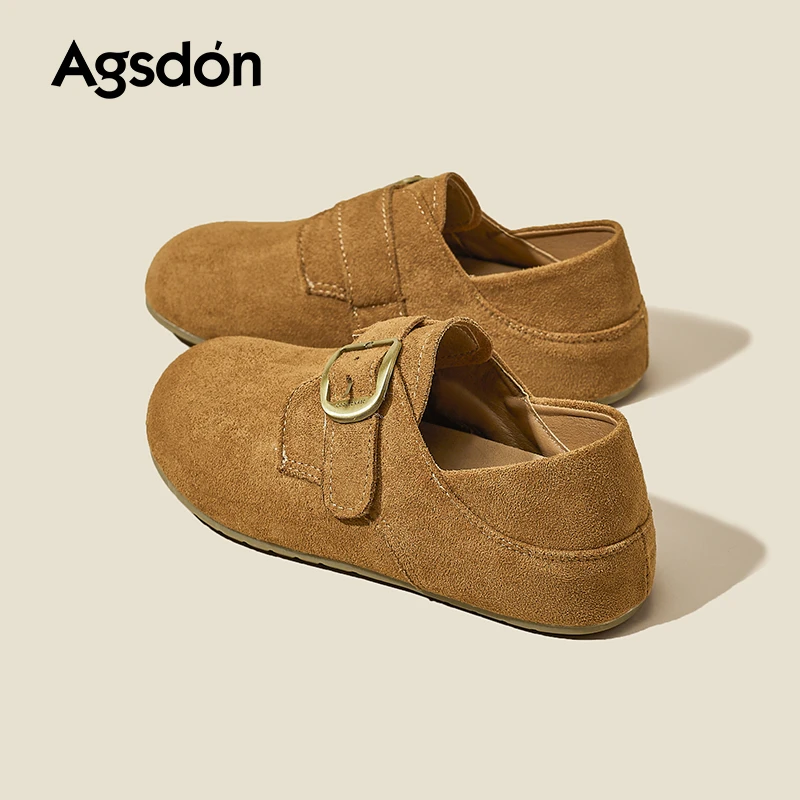 /奥古狮登勃肯鞋女2025新款秋冬季外穿内增高软底休闲单鞋一脚蹬Q