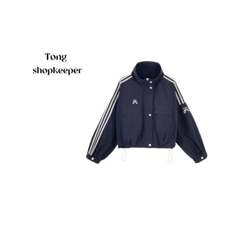 TT/现彤掌柜1681418 早春2025新款迪.家设计师条纹简约款时尚外套