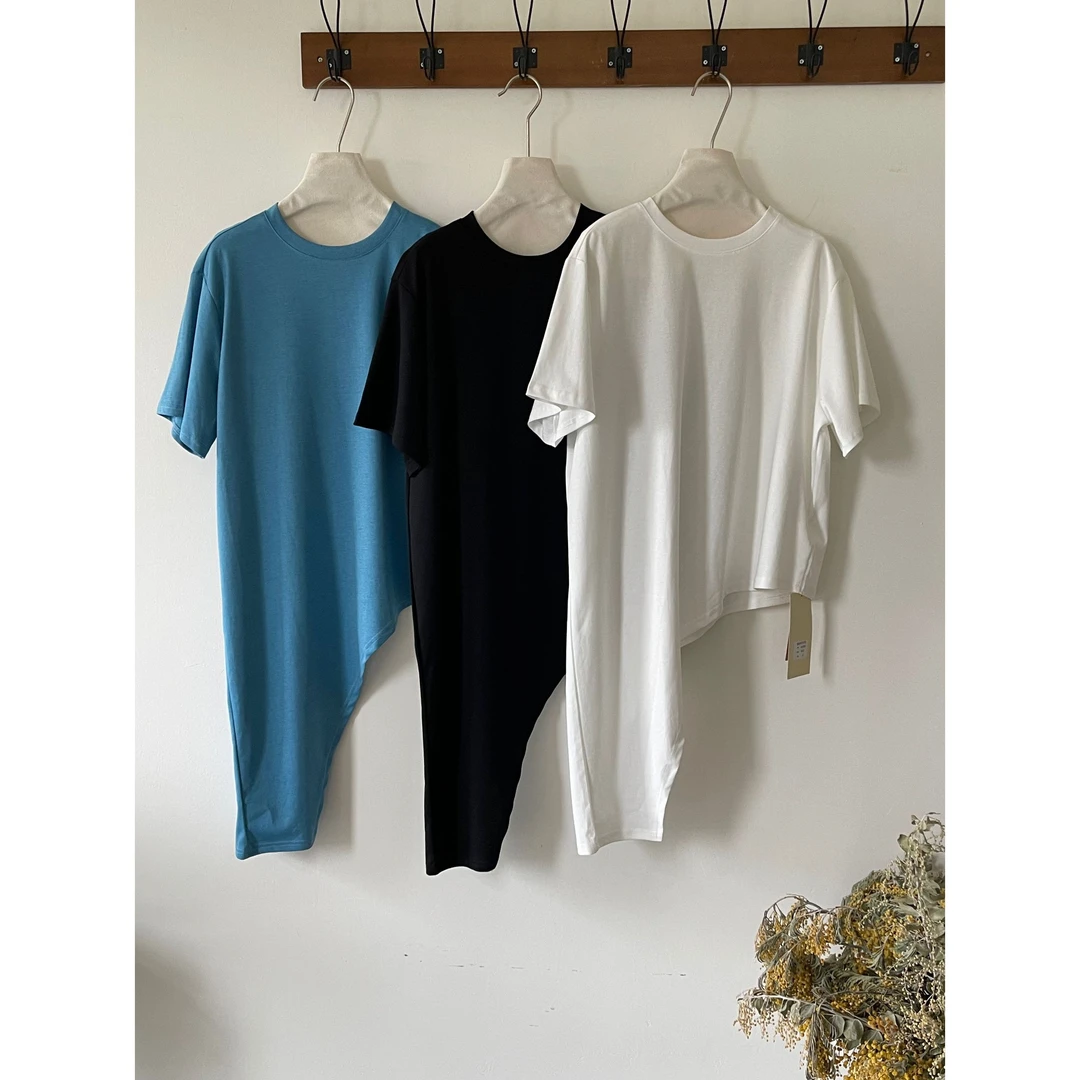 叨叨定制款 #6988#不规则短袖T恤 XX