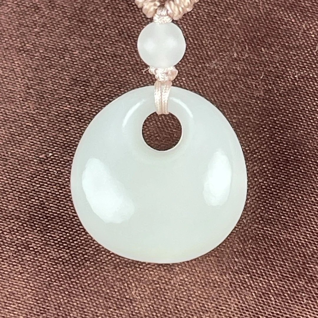 天然和田玉羊脂玉钱袋吊坠男女款玉石项链挂件袋袋有钱玉佩