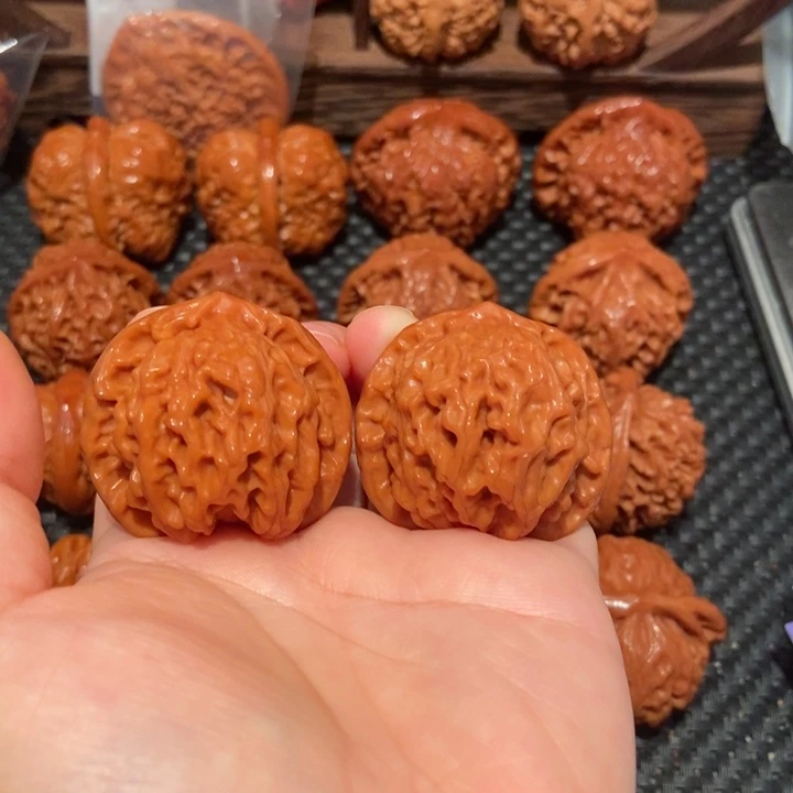 把件文玩核桃39.1尺寸公子帽1273