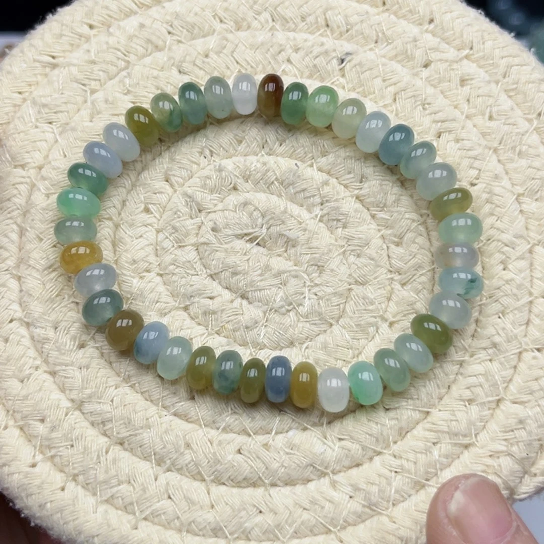 翡翠未镶嵌手链天然翡翠a货