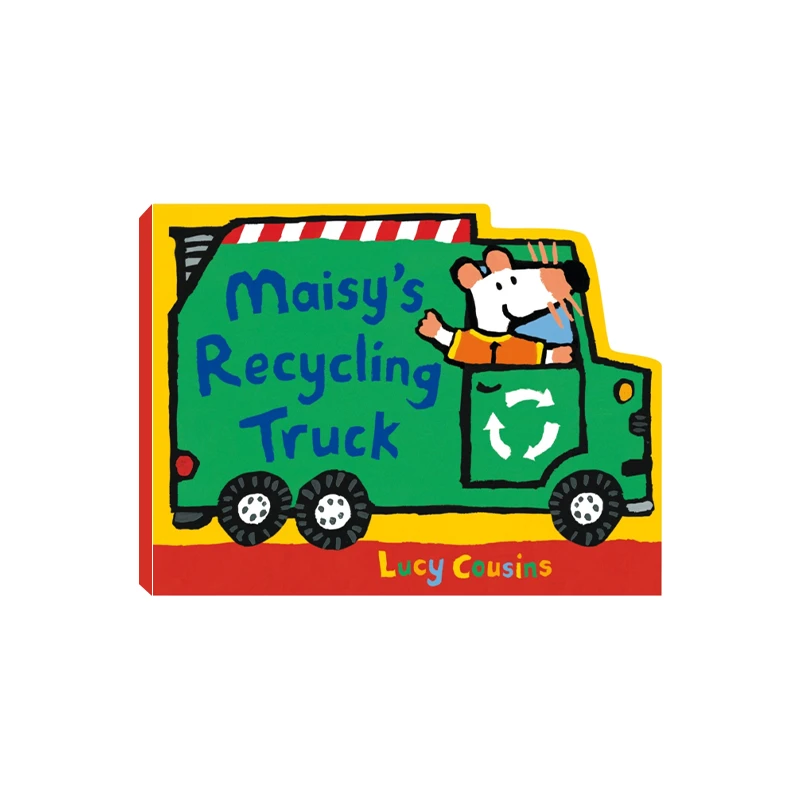 筑桥Maisy'S Recycling Truck 垃圾回收车 纸板书原版引进