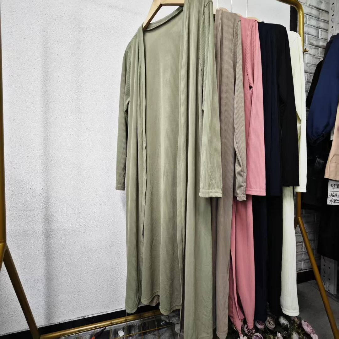 唯琳剪标 7仓S1-2-3298款  长款长袖开衫长105