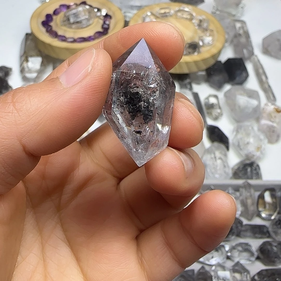 未镶嵌水晶珠宝半成品沙胆