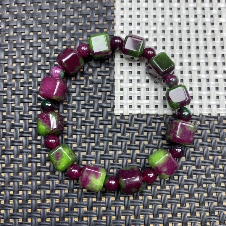 红绿10mm方糖手串430