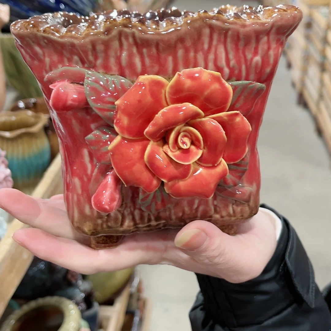 【闪购商品】陶瓷陶瓷多肉植物花盆