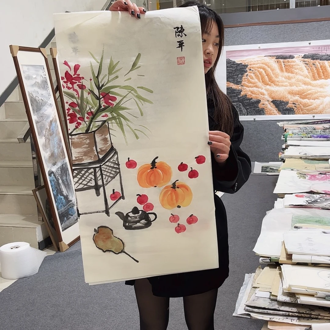 国画HD国画作品单幅任发