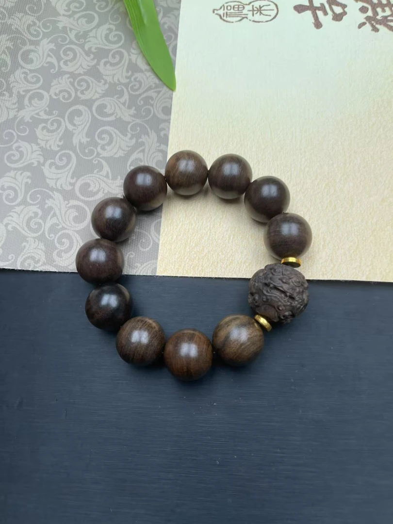 玥香阁文玩文创沉香木串118