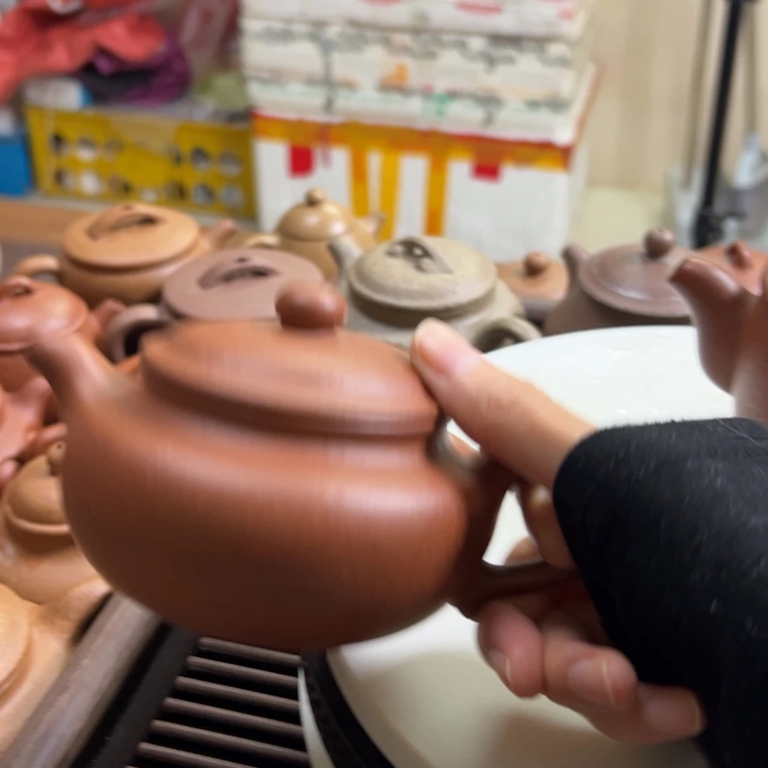 茶壶紫砂红将破全手工200