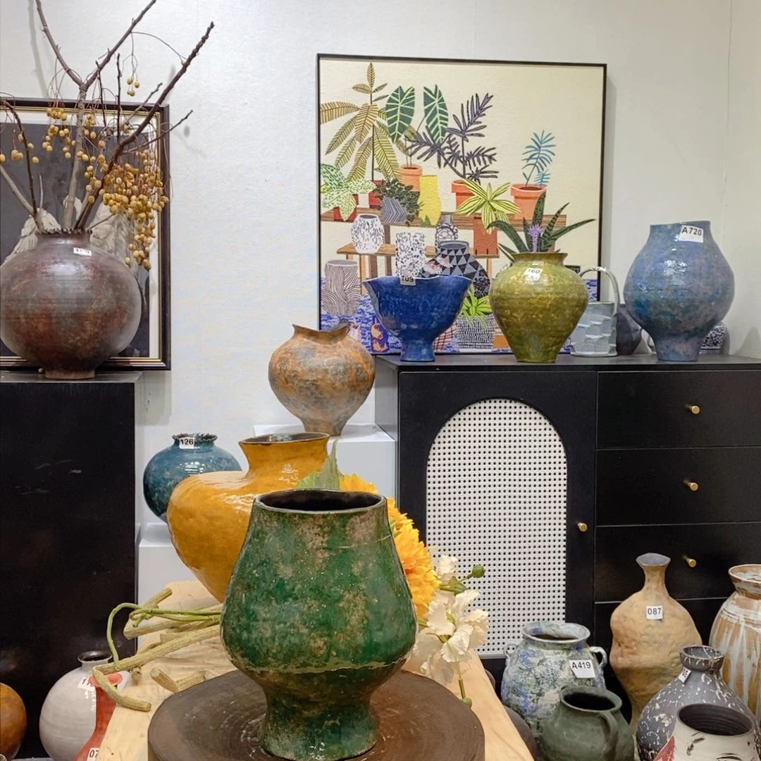 瓶景德镇手工盘泥微瑕包破损不包售后