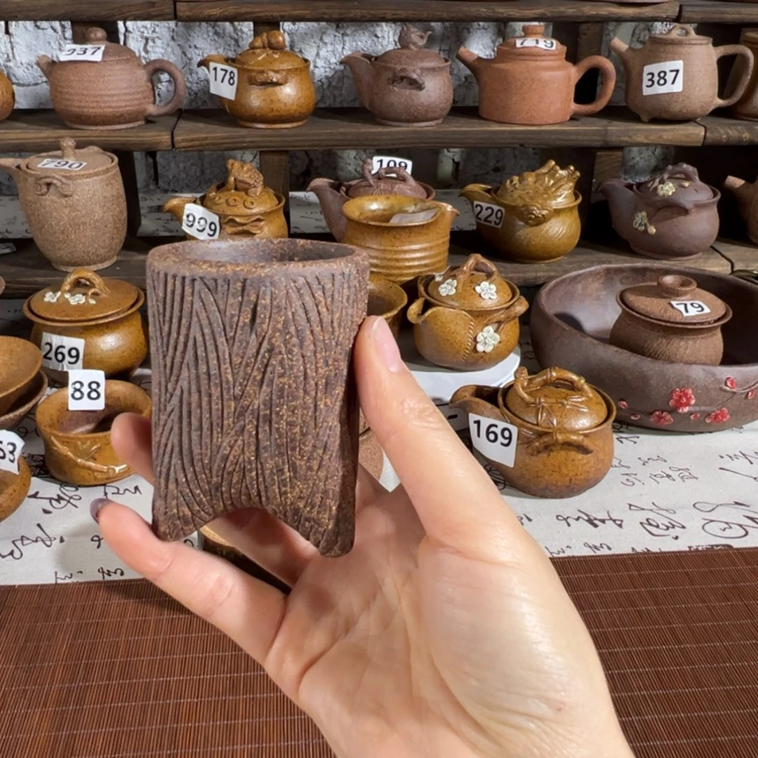 缸异型100 毫升原谷粗瓷高温瓷