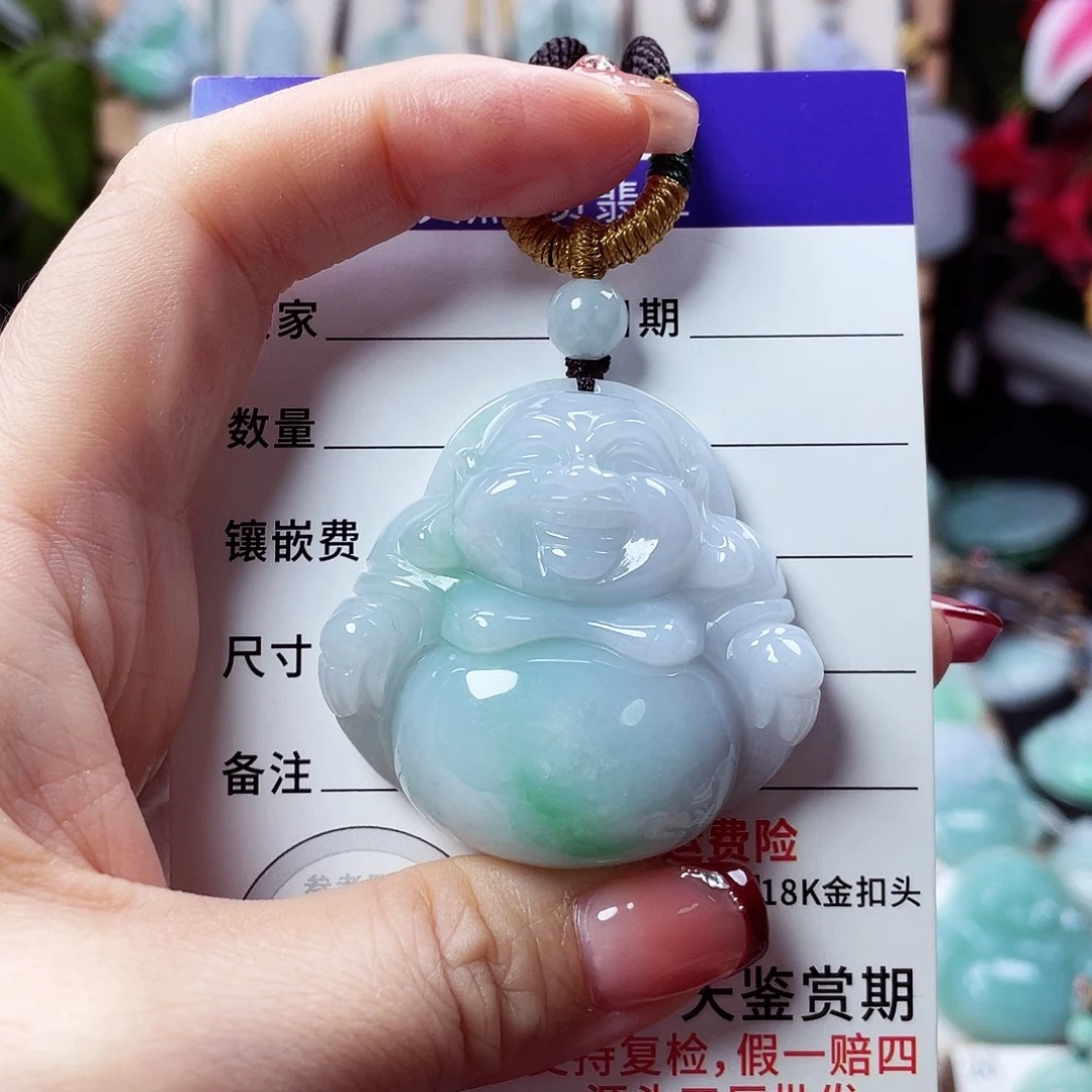 翡翠未镶嵌颈饰31