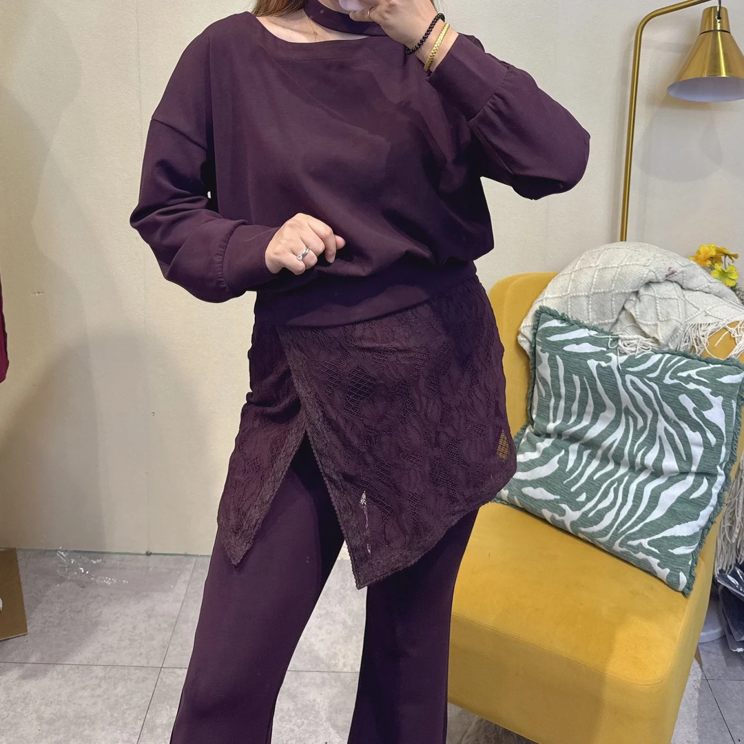 BARNE VINE极简风法式休闲风时尚套装少女风