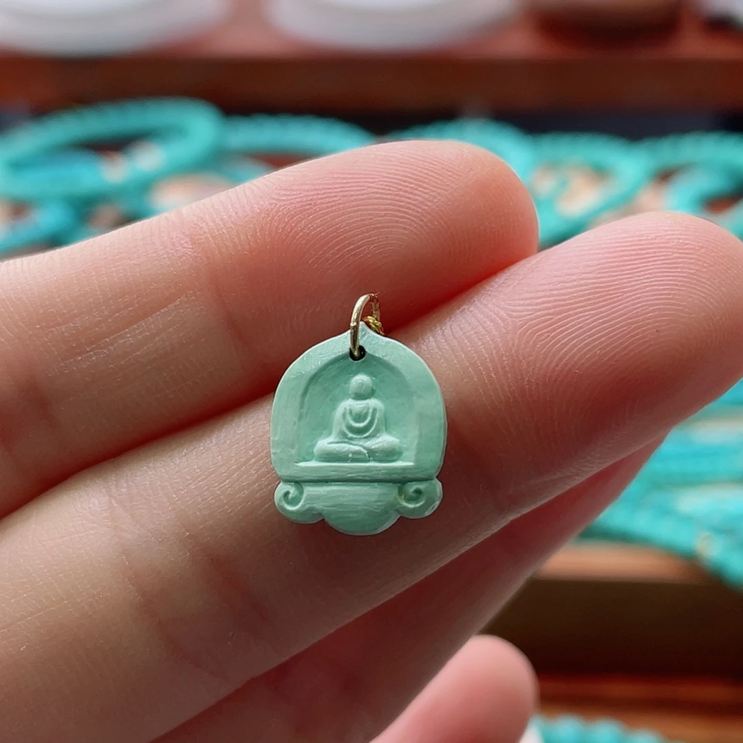 未镶嵌绿松石珠宝半成品