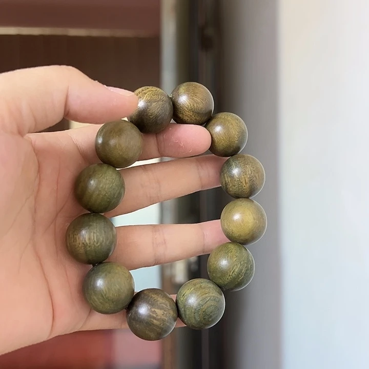 清***雨无事牌维腊木（绿檀）2.0单圈