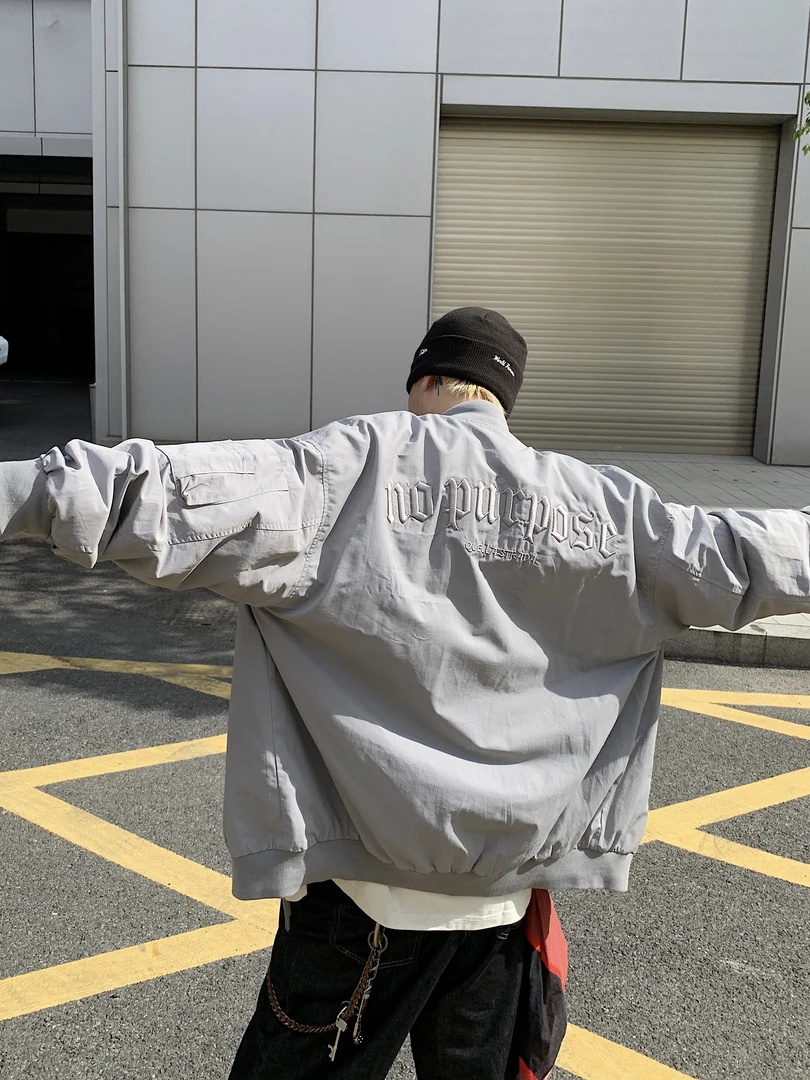 【飞行夹克】新款男女同款宽松百搭潮流休闲外套W1196
