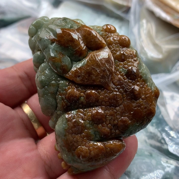 翡翠未镶嵌颈饰保真天然a货翡翠