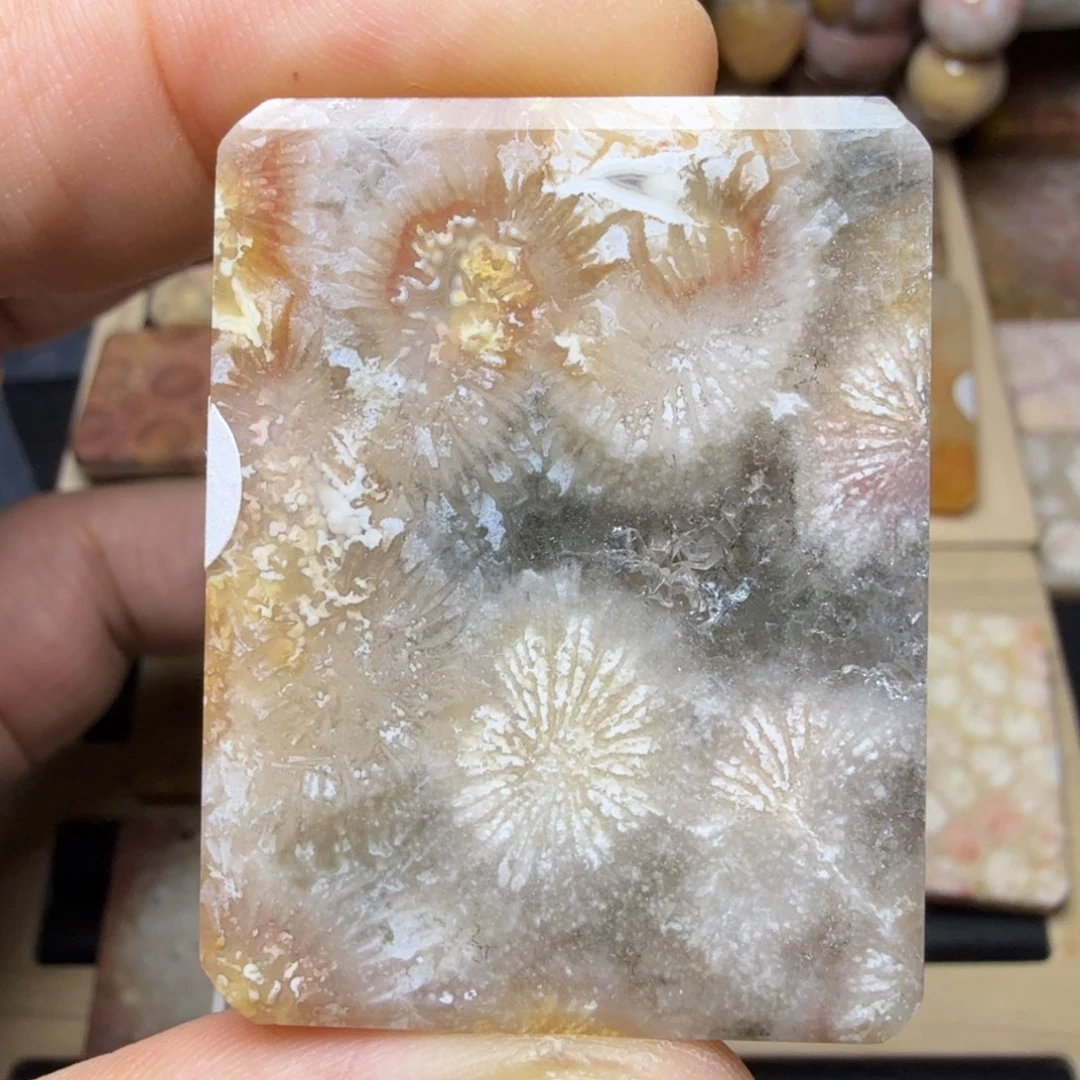 硅化玉未镶嵌纯天然色有机玉石保真色