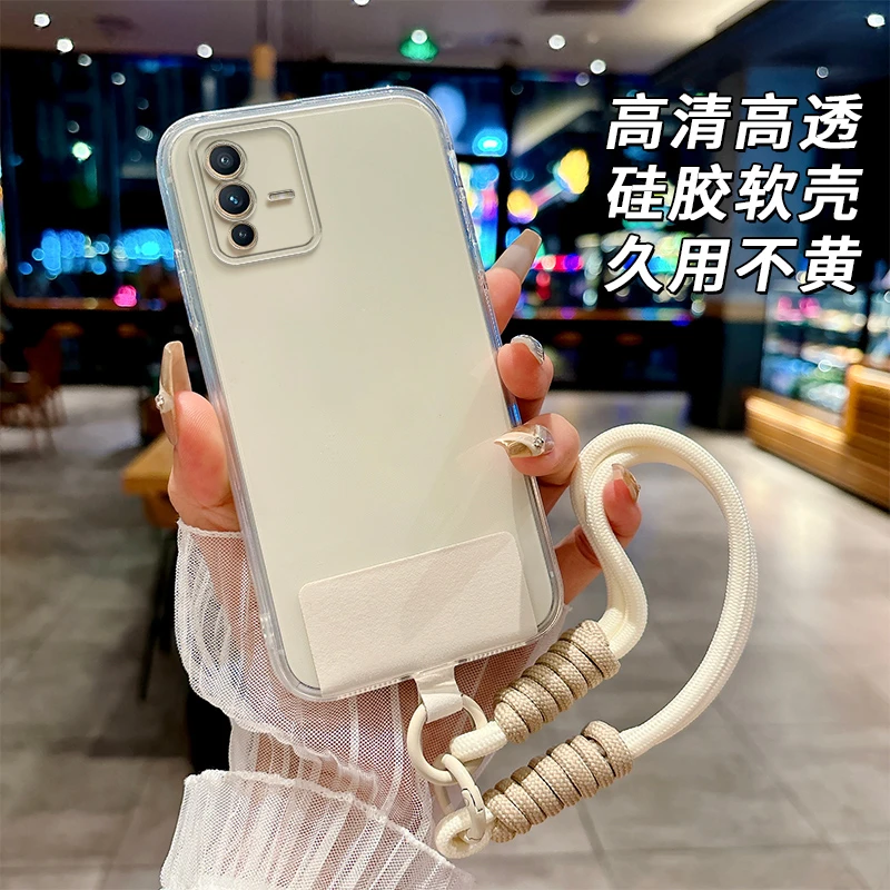 全透明软硅胶vivoS12手机壳V2162A全包边不发黄防摔精孔简约大气