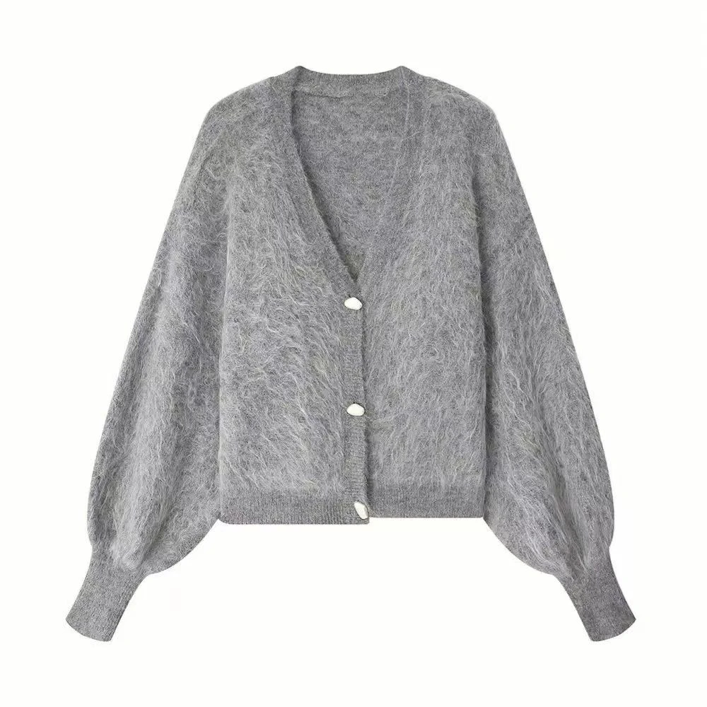 3.（201-300）直播间下单毛衣休闲百搭灰色秋冬针织加厚慵懒风羊绒