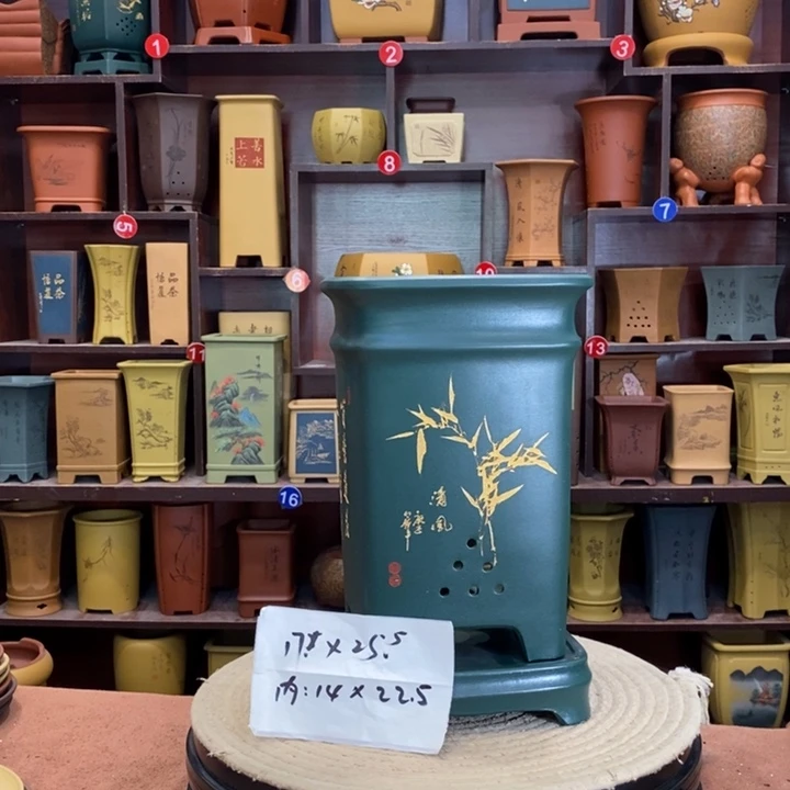 紫砂花盆紫砂花盆