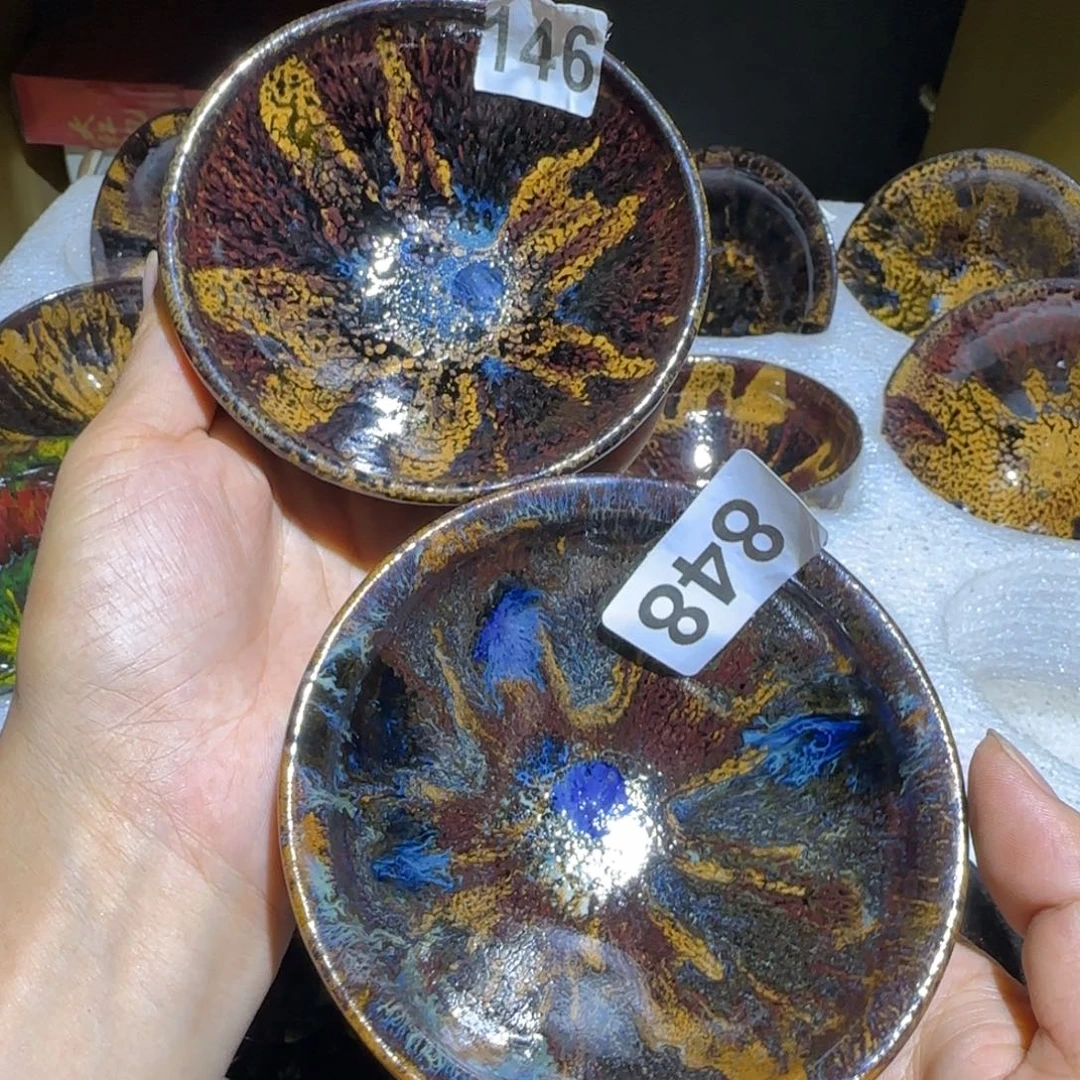 美***i茶盏福建盏茶器两只