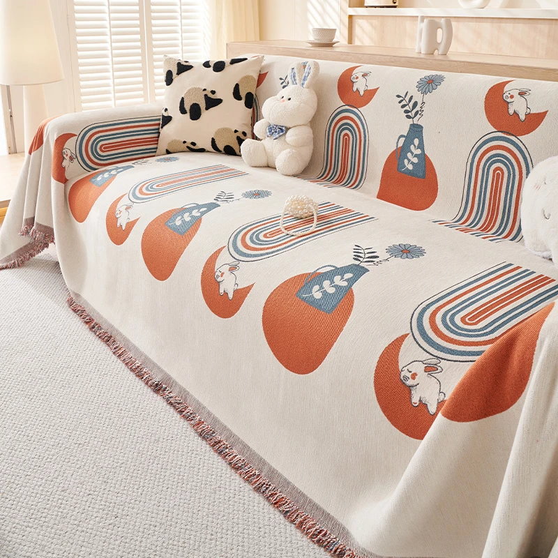 沙发巾沙发防尘全盖一片式四季通用出租屋沙发垫套全包万能防滑垫