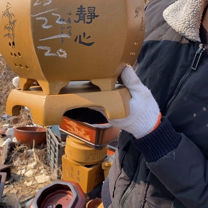 紫砂花盆紫砂特价包邮