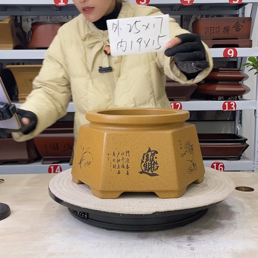 花盆紫砂紫砂花盆