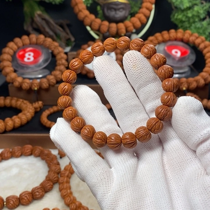 桃核吊坠觉*秦岭龙纹