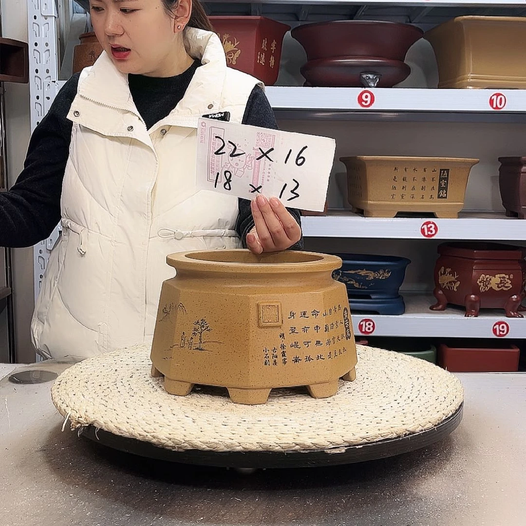 花盆紫砂紫砂花盆