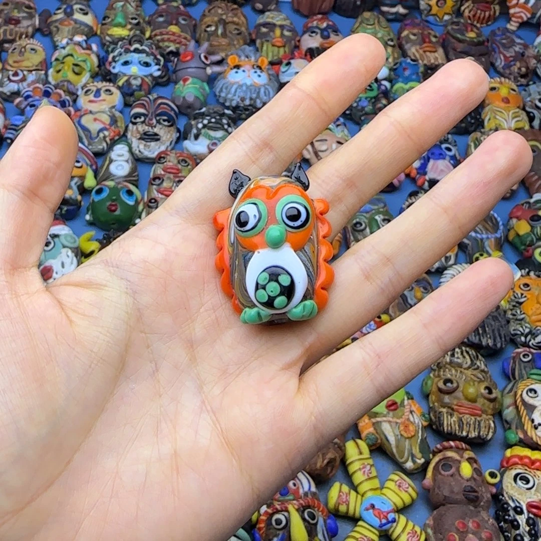 琉璃非金属猫头鹰一个