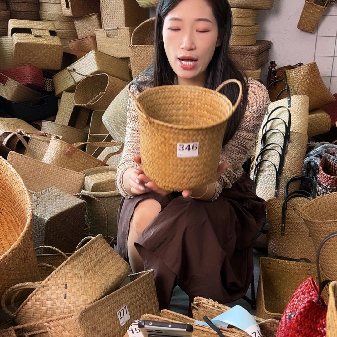 草编草编包/草编收纳盒微瑕疵