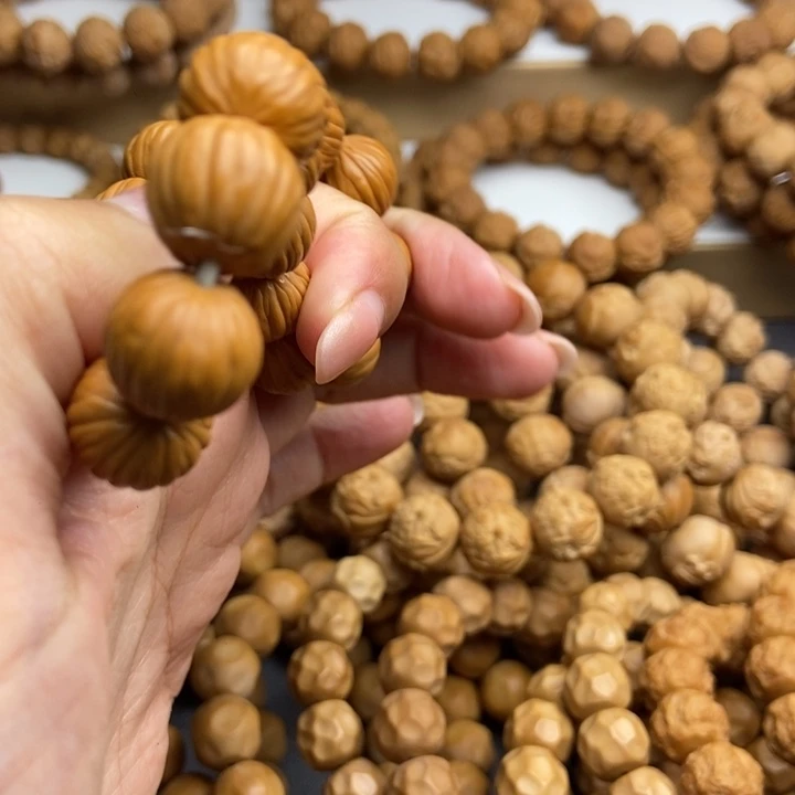 猴头核桃手串13雕刻土豪福利