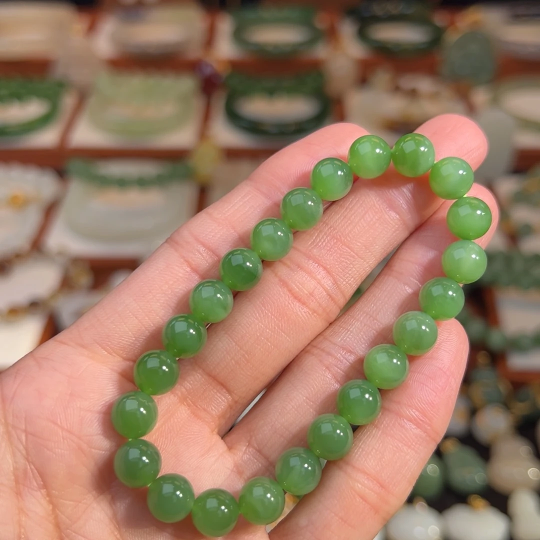 和田玉未镶嵌手链