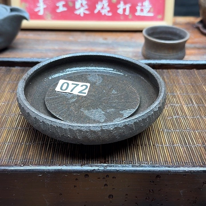 纯手工制作粗陶茶具