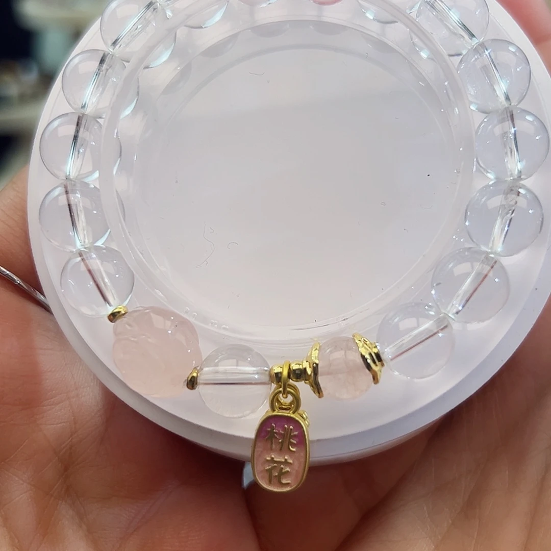 水晶手链未镶嵌水晶手串