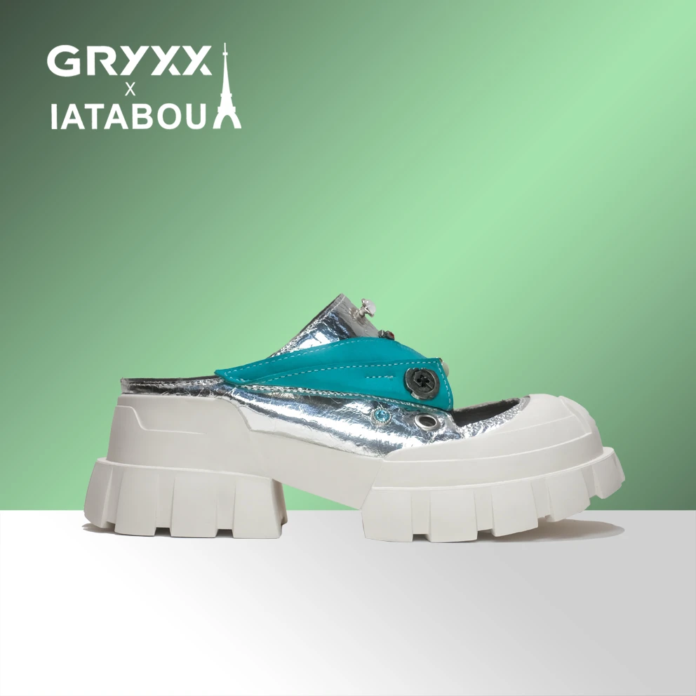 IATABOU联名GX高端潮牌春夏新品包头半拖设计师女鞋TA156080