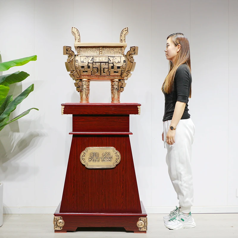 鼎摆件办公室落地装饰公司周年庆典高档贺礼工厂酒店乔迁开业礼品
