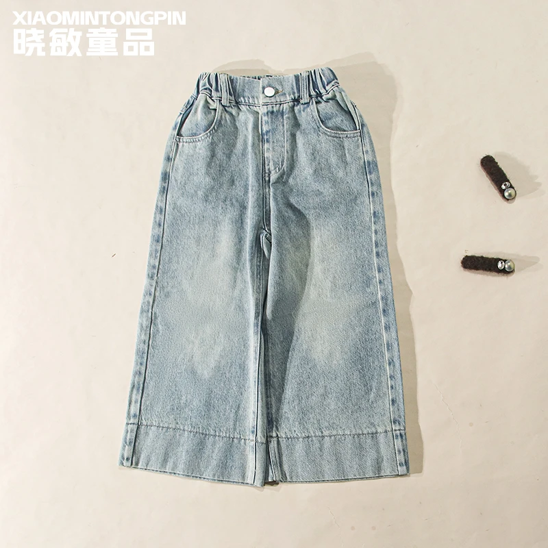 简约纯色牛仔裤3C3809