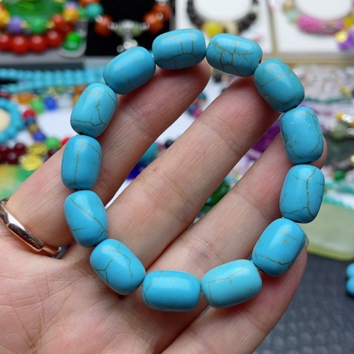 树脂制品12号蓝色手串