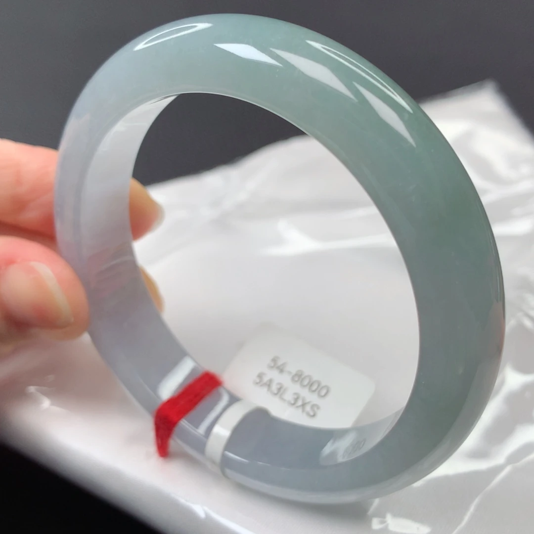 【闪购商品】翡翠手镯未镶嵌89号正圈xs54/55