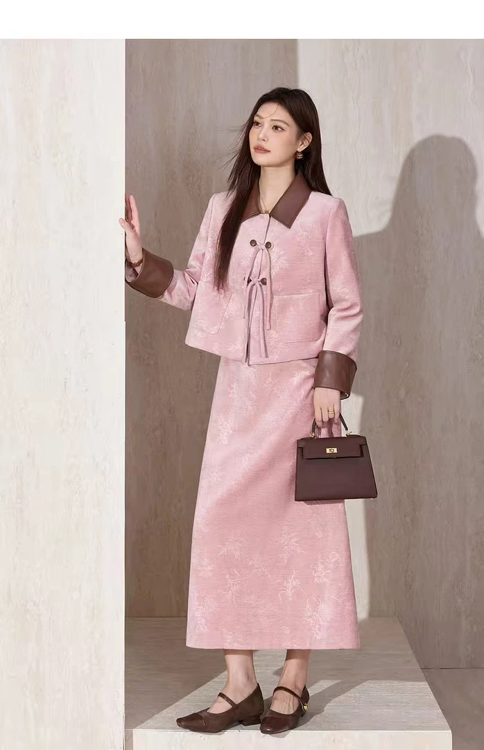 【蓝】上衣外套新中式时尚复古中式气质秋季上衣春季法式网红