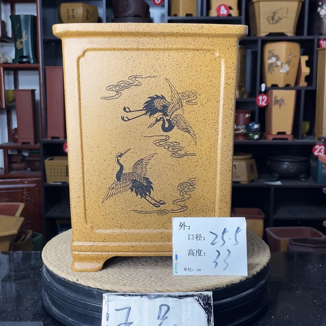 紫砂花盆-婉秋紫砂