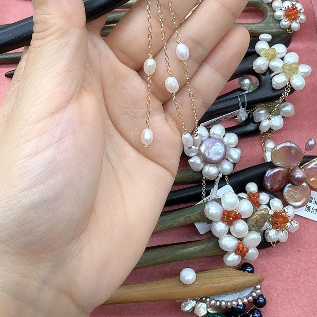 未镶嵌淡水珍珠发饰