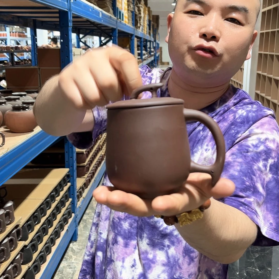 茶杯紫砂北*紫砂壶紫砂杯紫砂茶宠盖碗