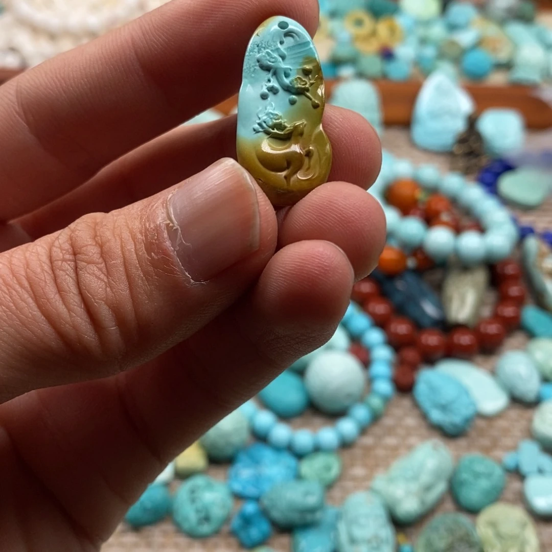 【闪购商品】绿松石30未镶嵌幸****～绿松石