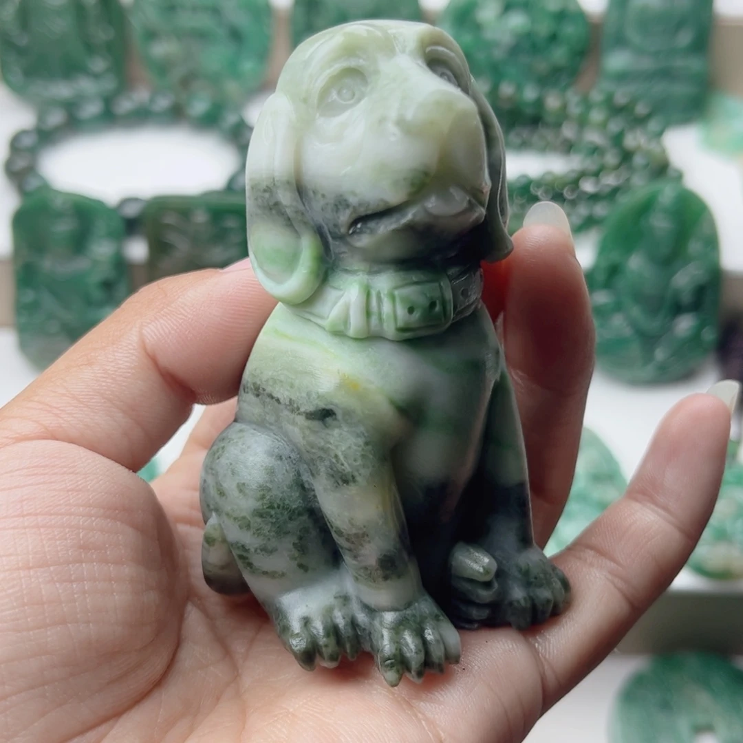 独山玉未镶嵌挂件